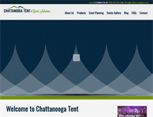 Tablet Screenshot of chattanoogatent.com